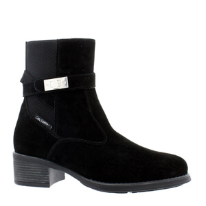 Carl Scarpa Pollenzo Black Suede Ankle Boots